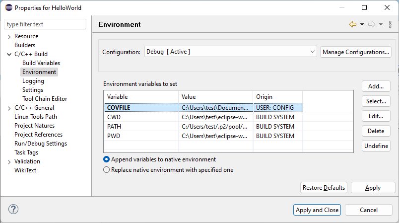 Eclipse IDE